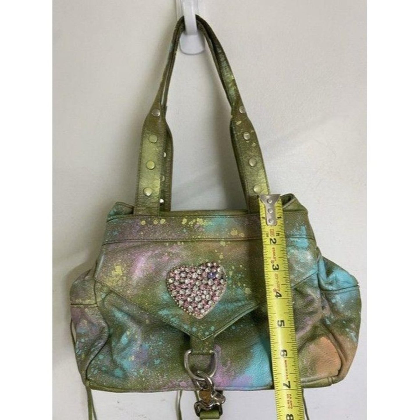 botkier graffiti customized with and applique mult