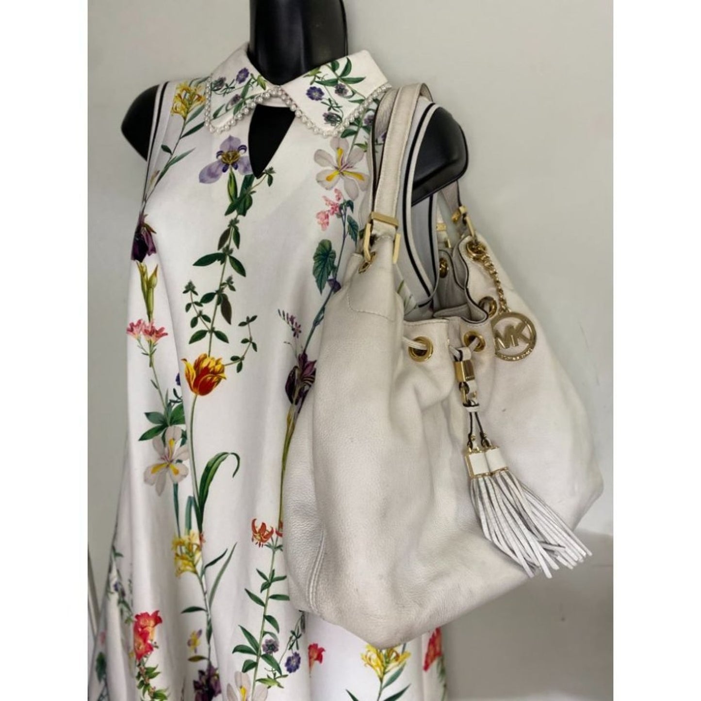 MICHAEL KORS Large Leather Shoulder Bag $390