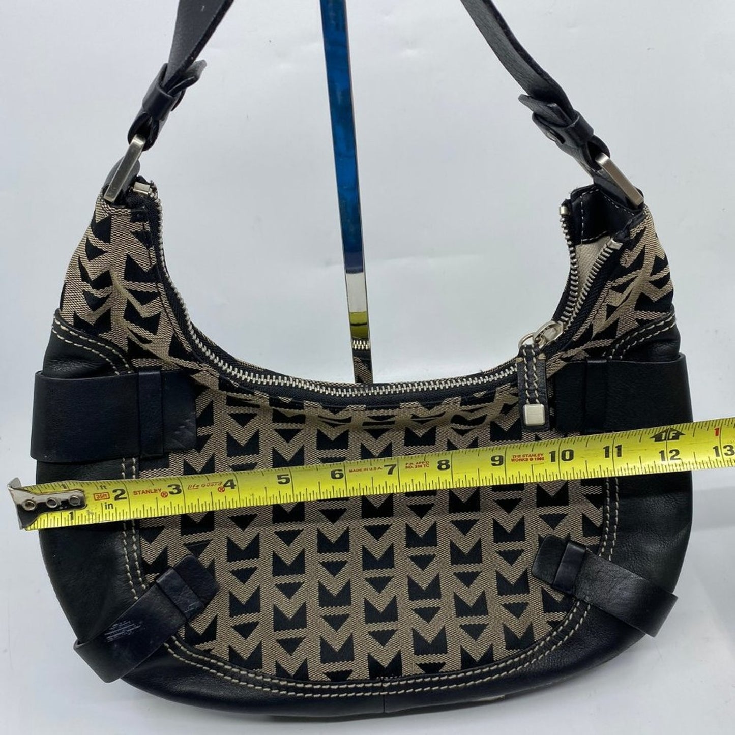 Michael Kors Medium Black Fabric Shoulder Bag