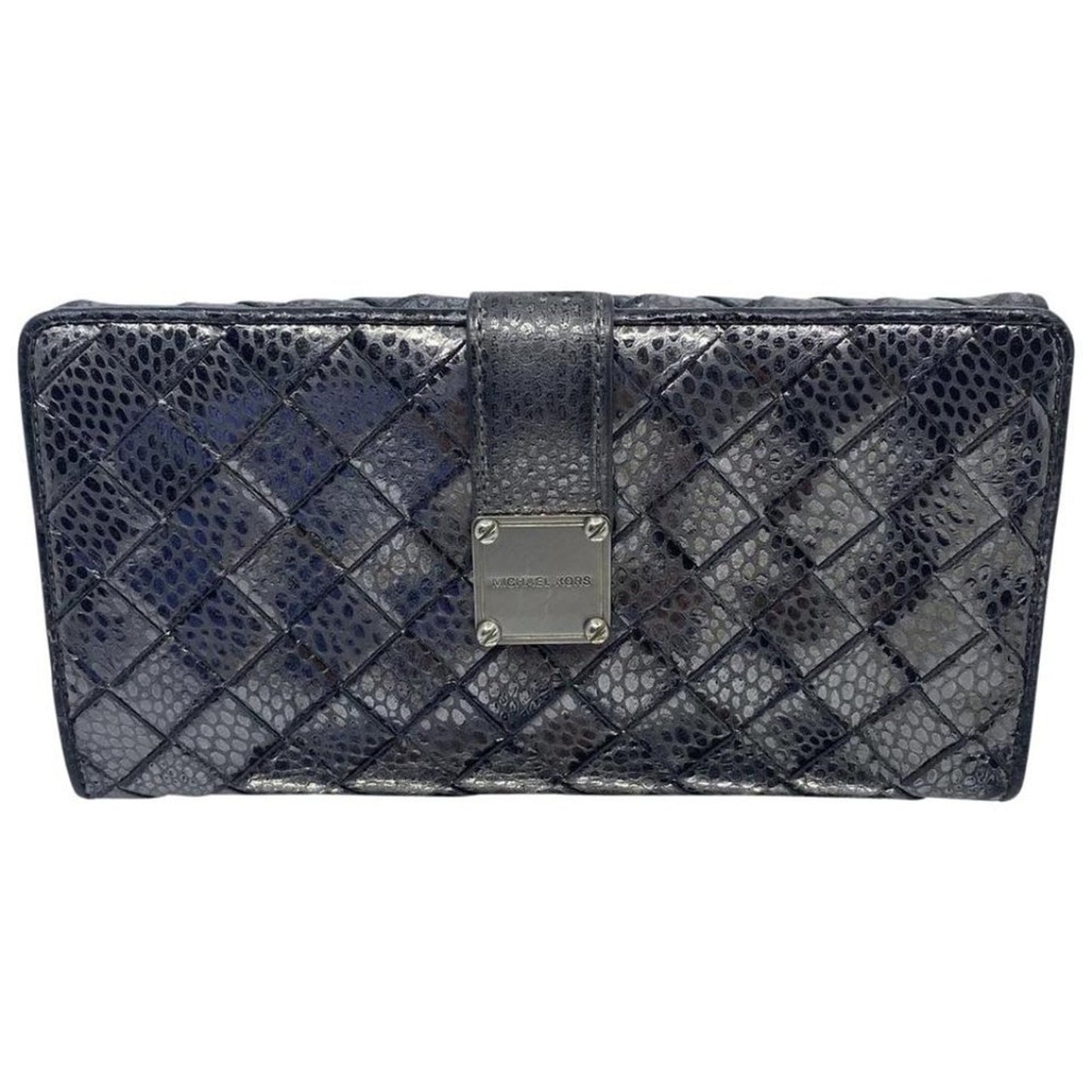 Michael Kors Silver Leather Wallet