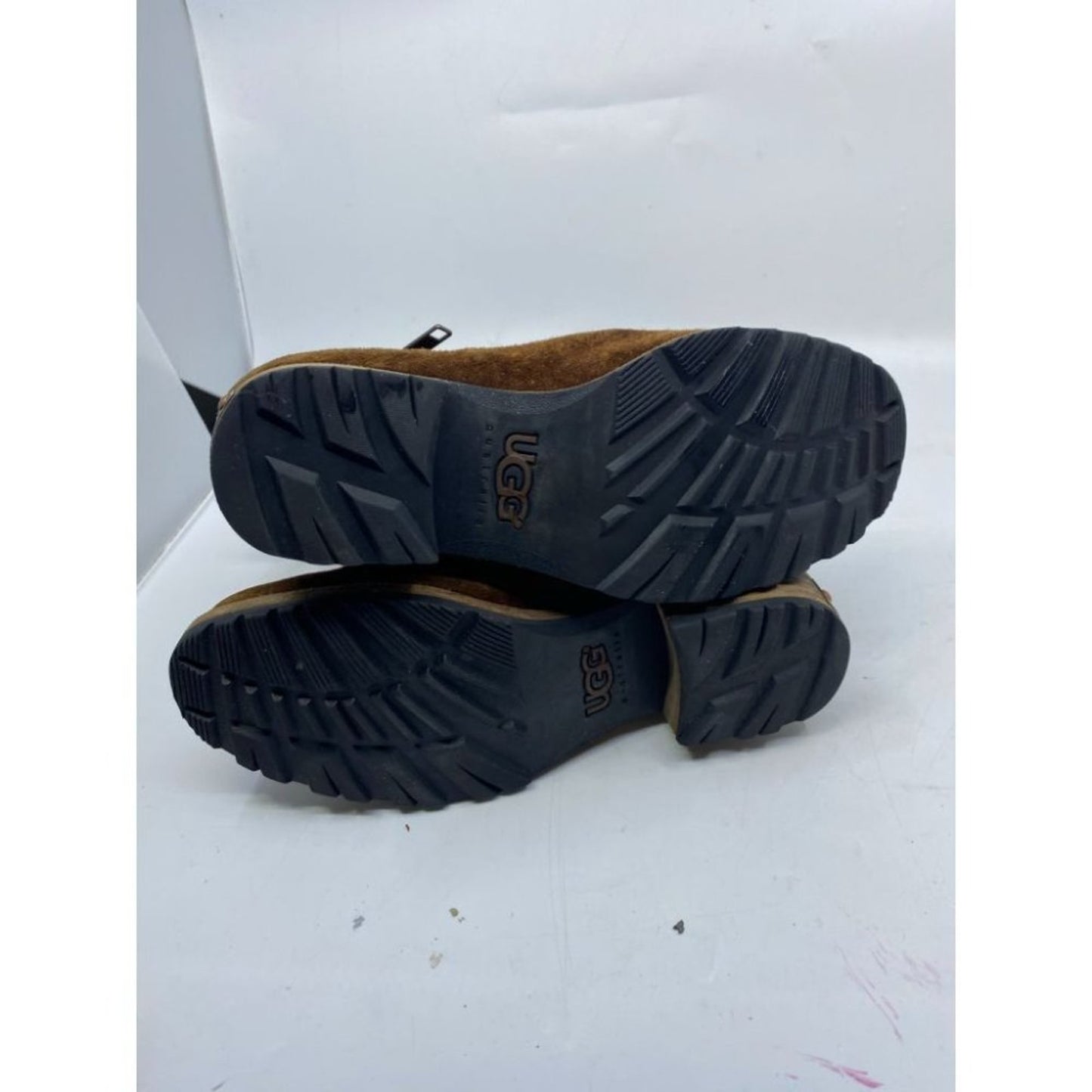 UGG Brown Leather Boots Size 6