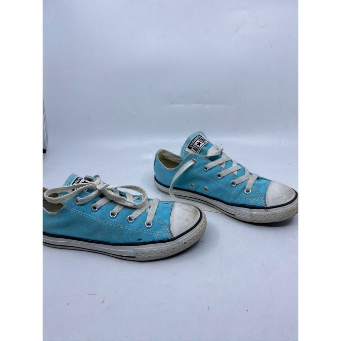 CONVERSE Sneakers Aqua Blue White Youth Size 3
