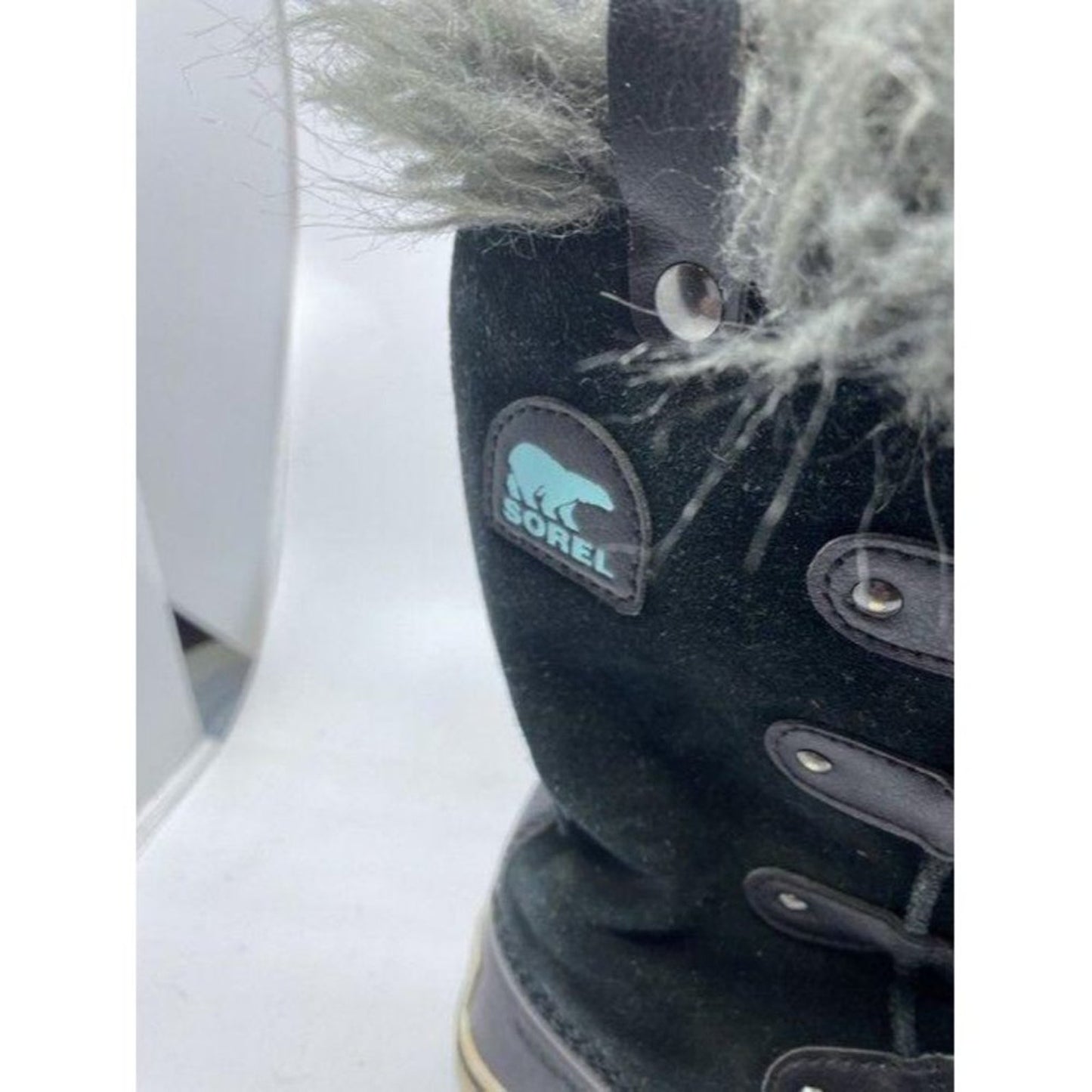 sorel blackblue lace up blackblue winterrain boots