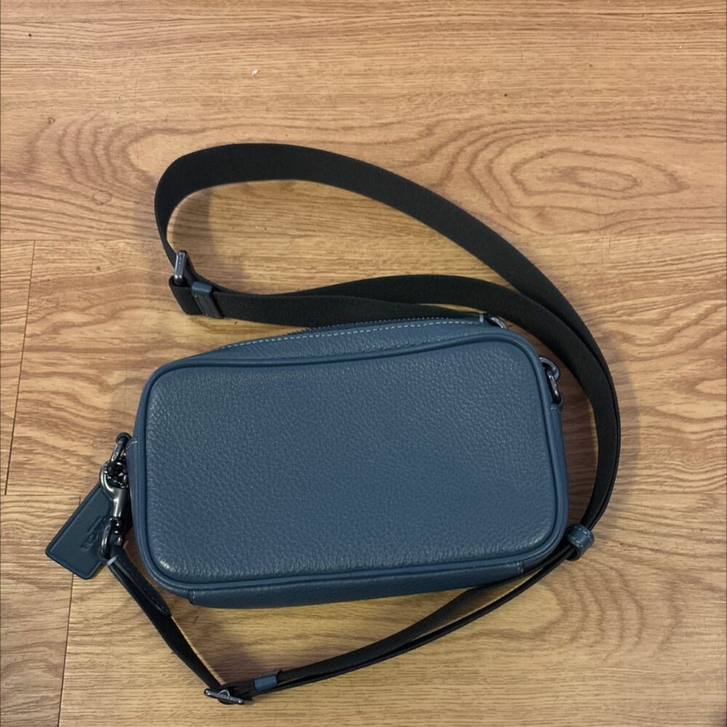 NWOT Coach Fish Print Leather Crossbody Bag
