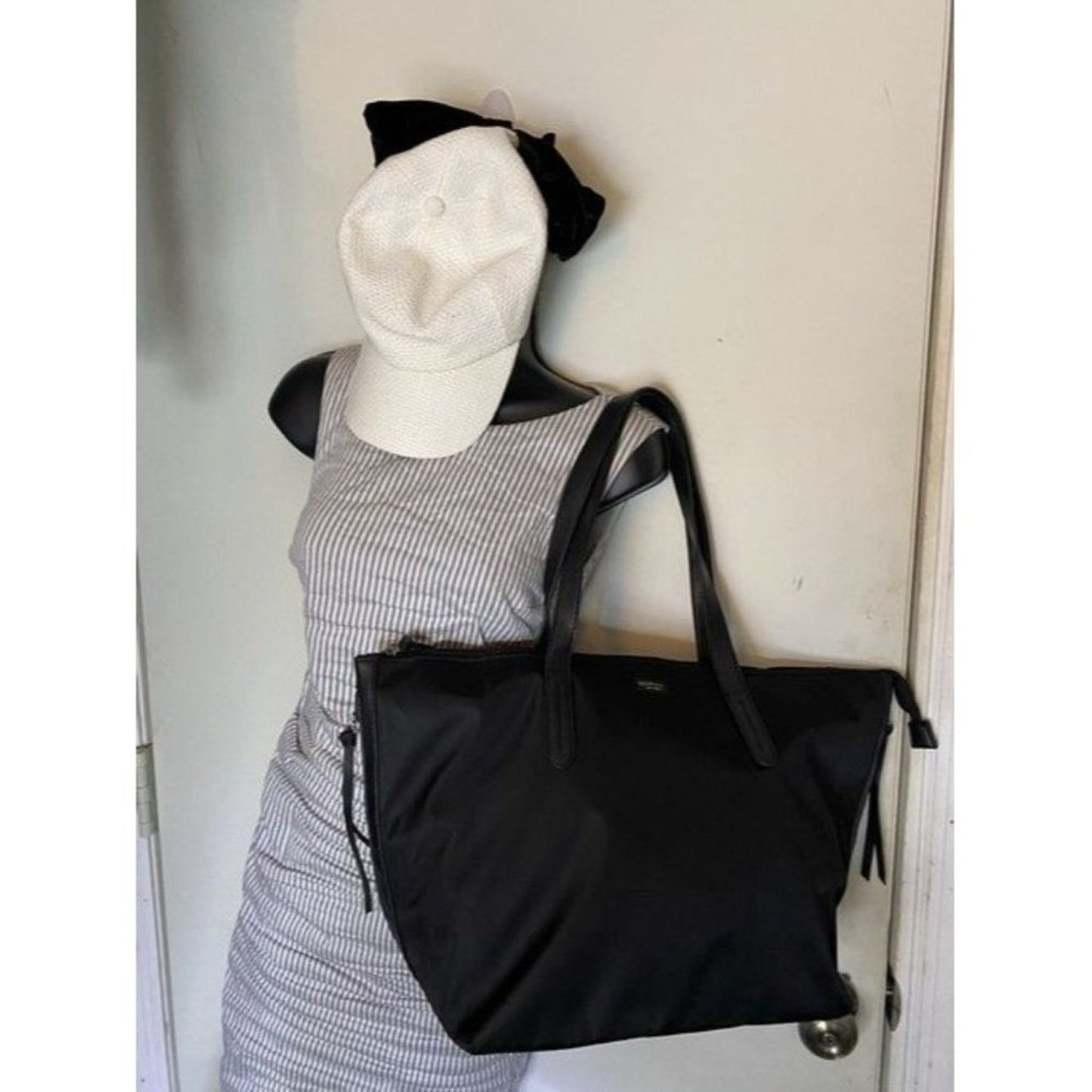 Botkier New York Black Canvas Shoulder Bag