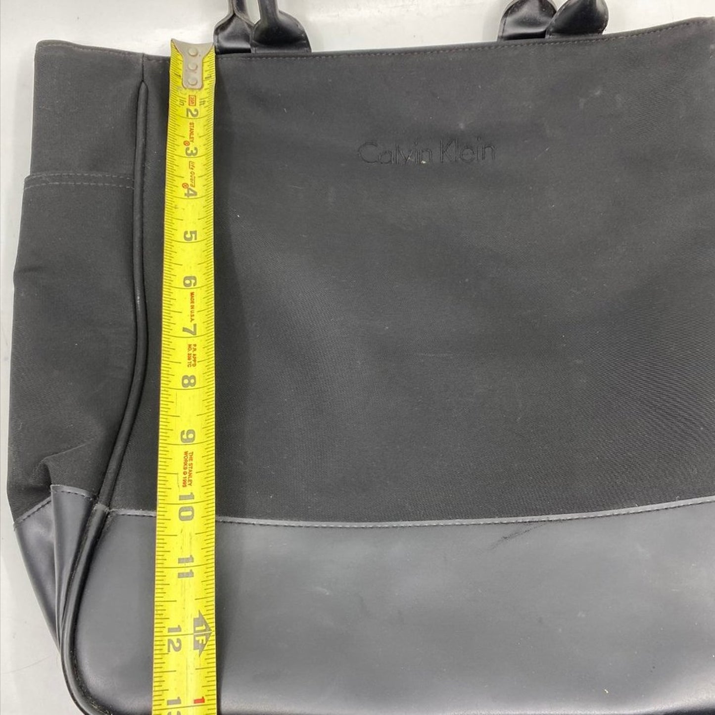 Calvin Klein Black Large Fabric Shoulder Bag