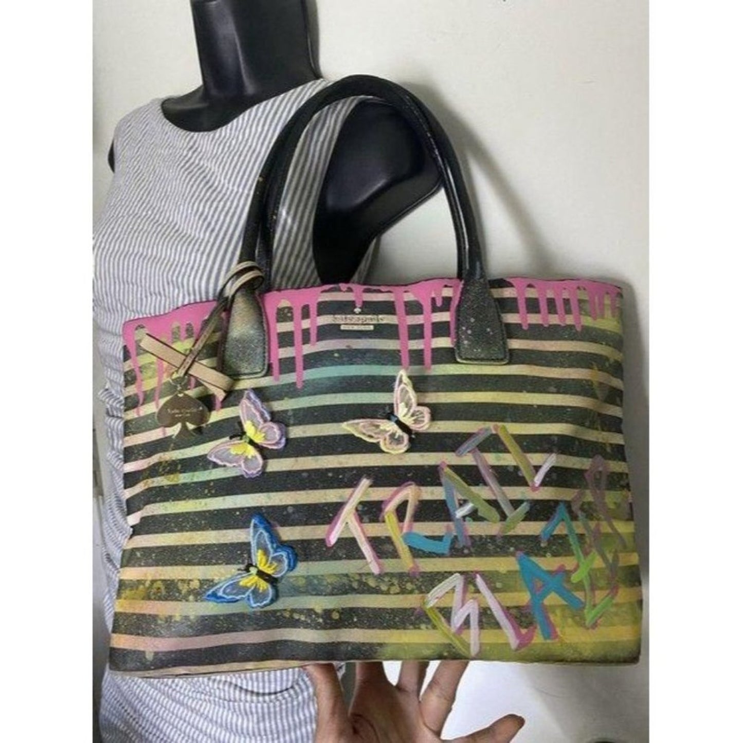 kate spade w customized by me w applique street mu