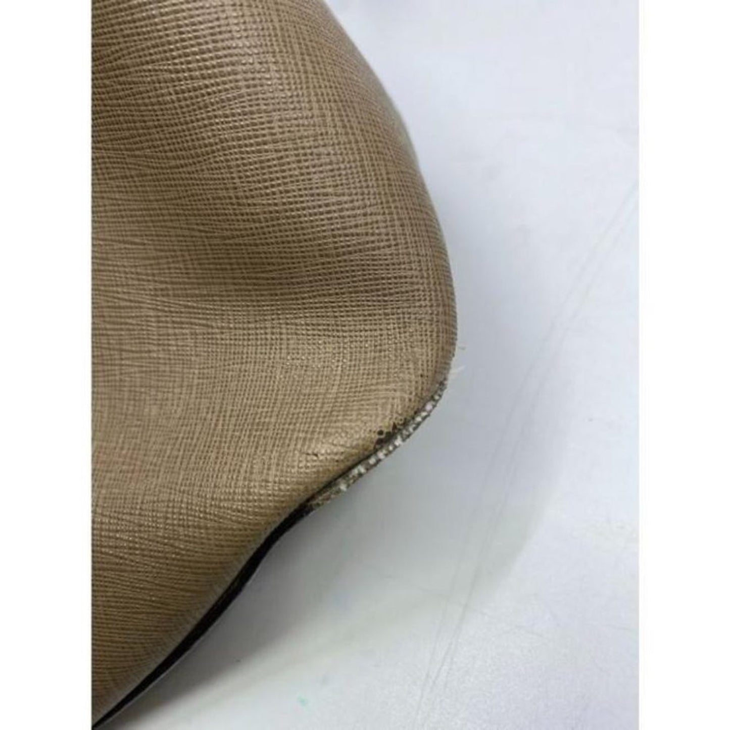 MICHAEL KORS Tan Saffiano Leather Jet Set Tote Bag