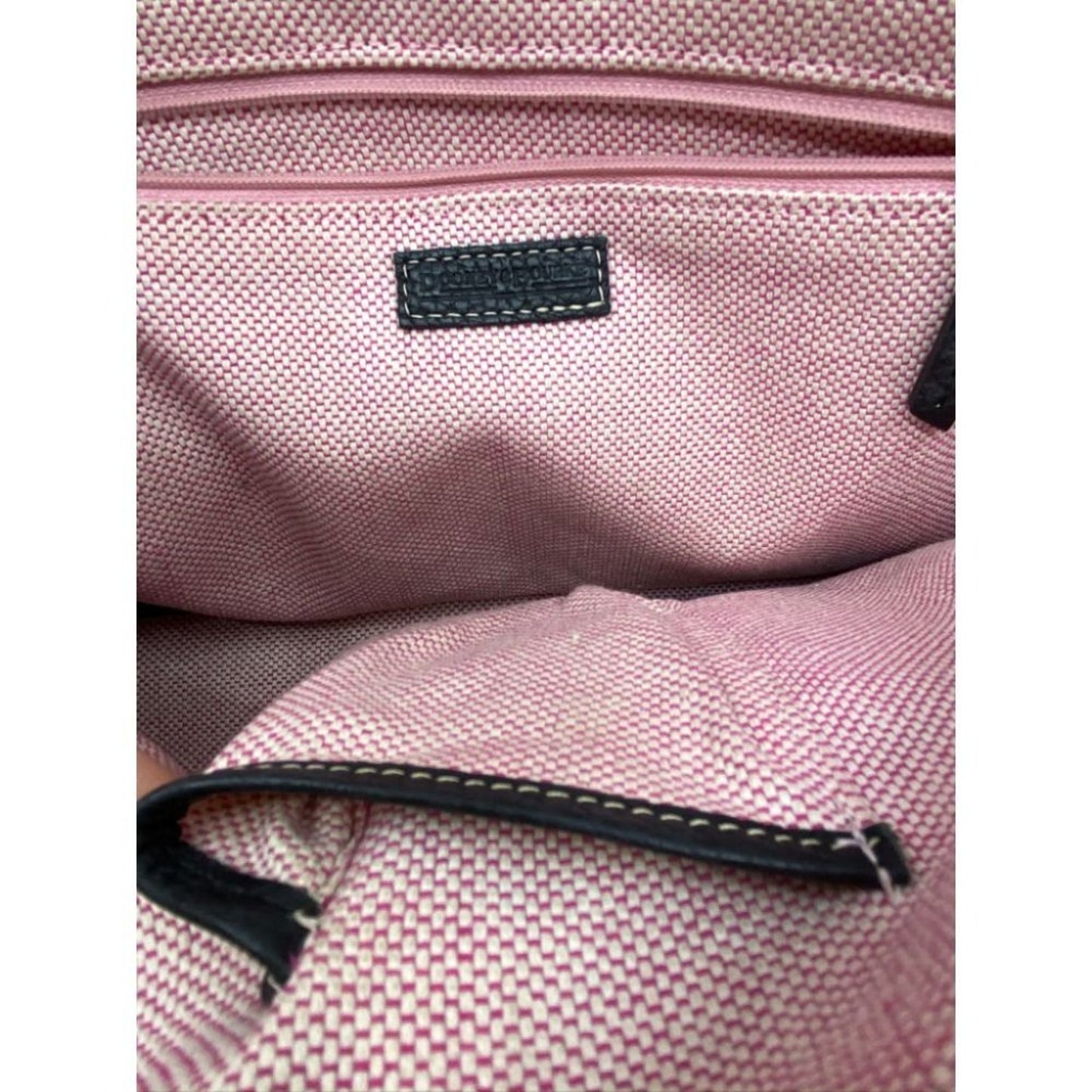 Dooney & Bourke Over Signature Fabric Size M Gray
