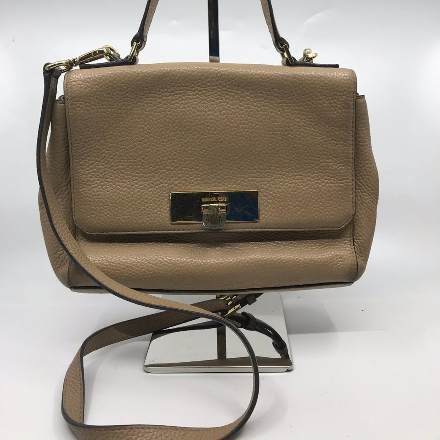 Michael Kors Tan Small Leather CrossBody Bag