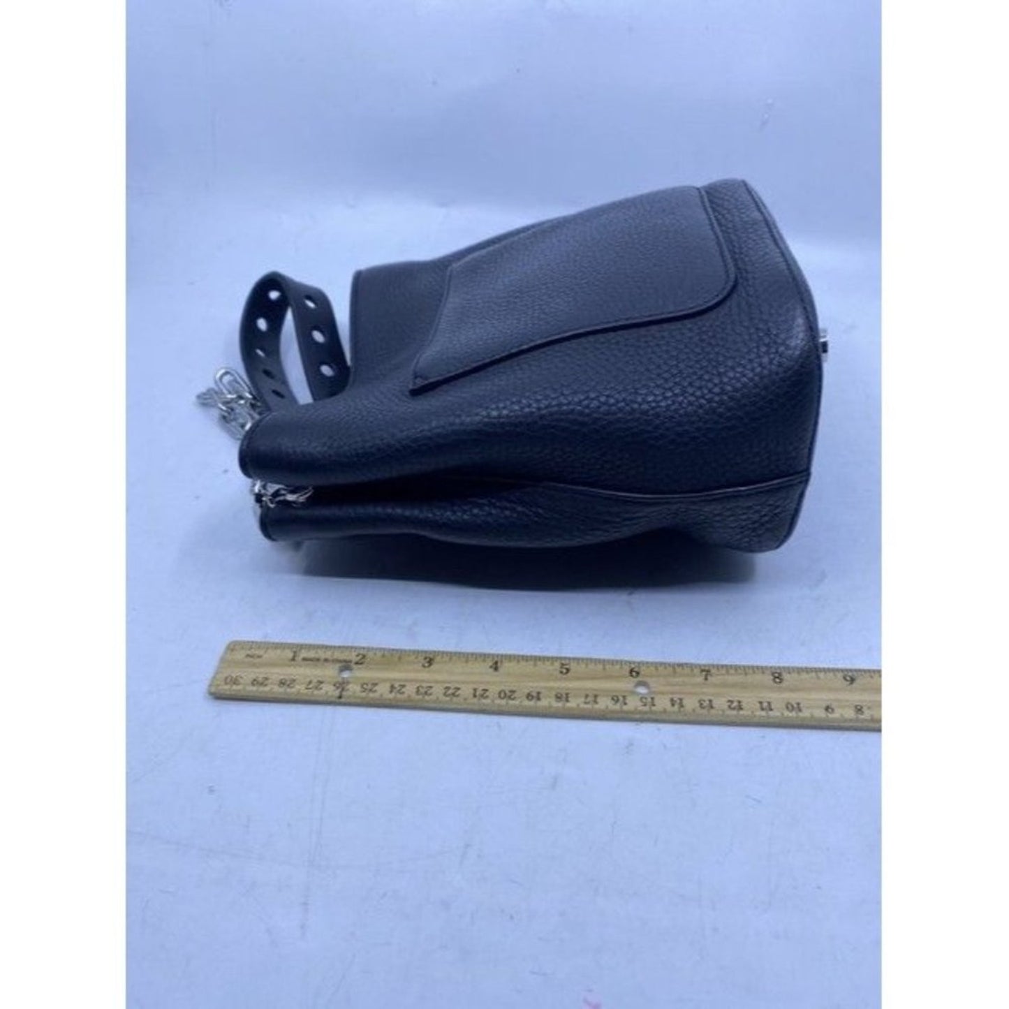 Alexander Wang Bucket Riot Black Leather Cross Body Bag