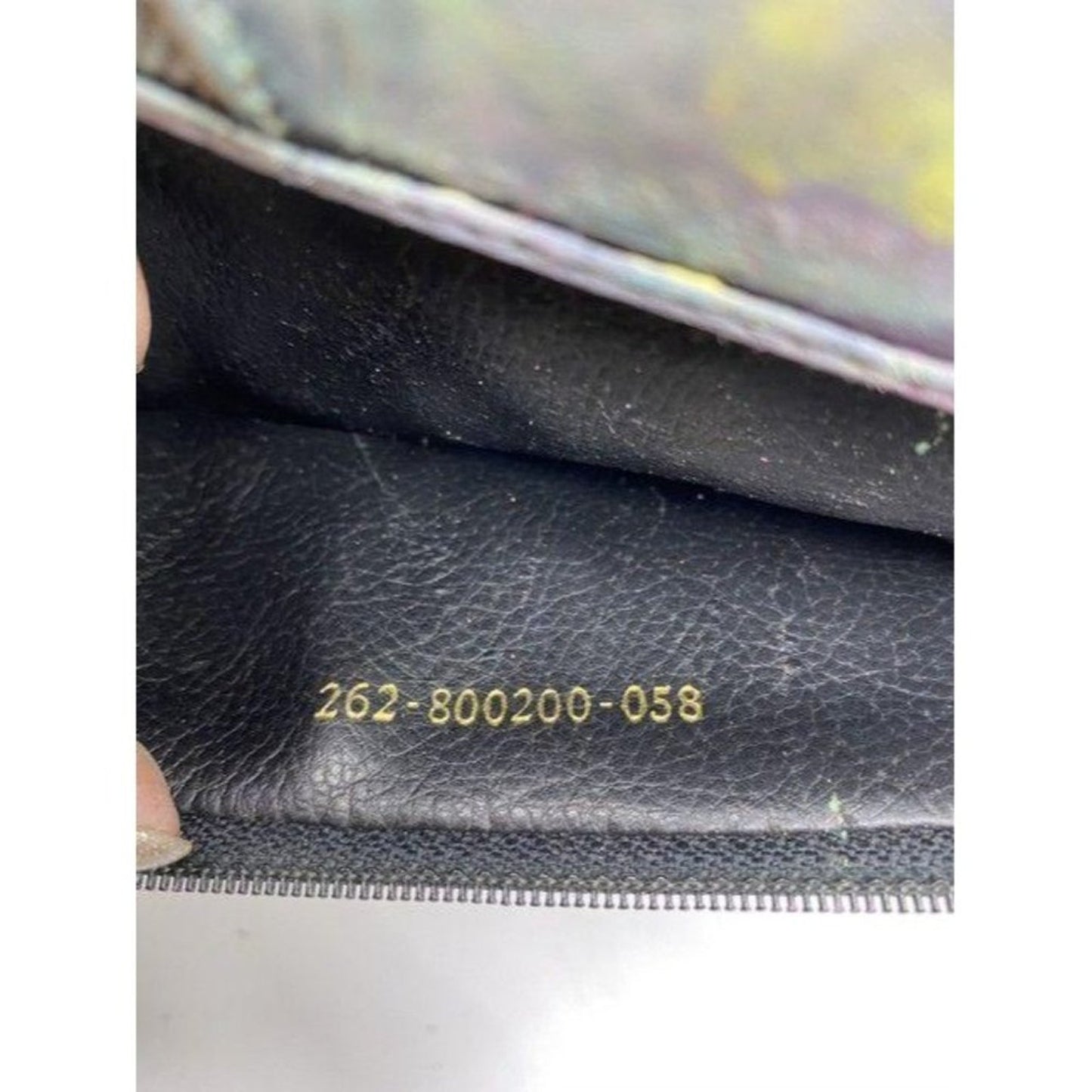 fendi customized multicolor canvas cross body bag