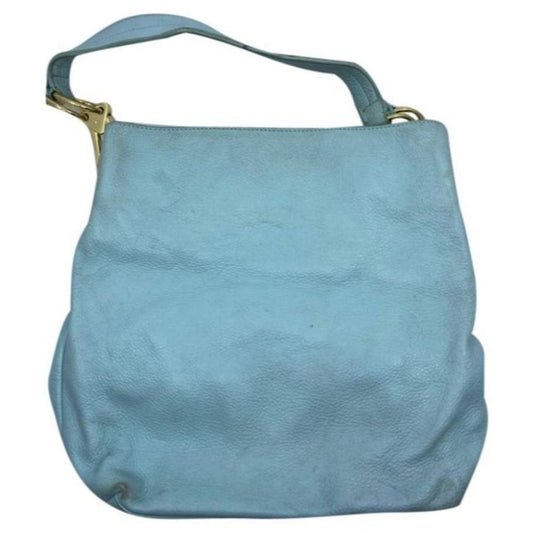 Anteprima Nueve Aqua Faux Leather Shoulder Bag
