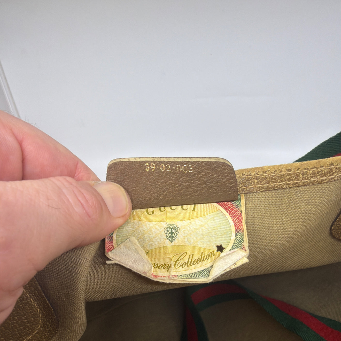 Gucci Vintage Tote Bag Beige GG Supreme Canvas