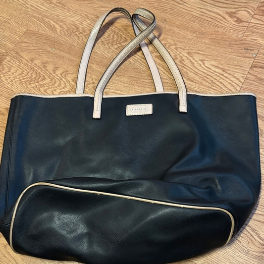 Coach Black and Tan Women's Tote Bag