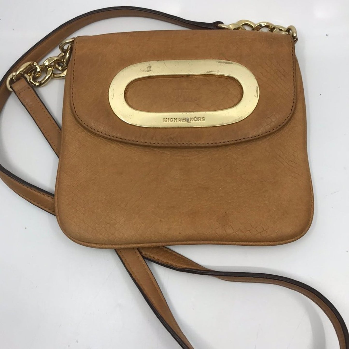 Michael Kors Brown Small Leather CrossBody Bag