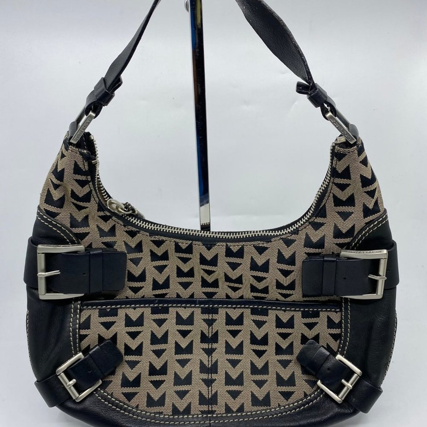 Michael Kors Medium Black Fabric Shoulder Bag