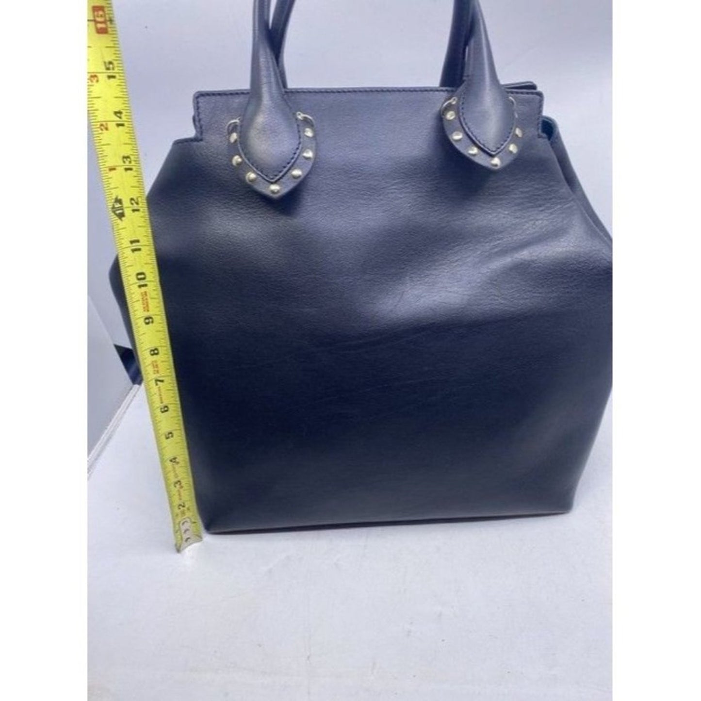 Emilio Pucci Medium City Marquise Top Handle Black Leather Shoulder Bag