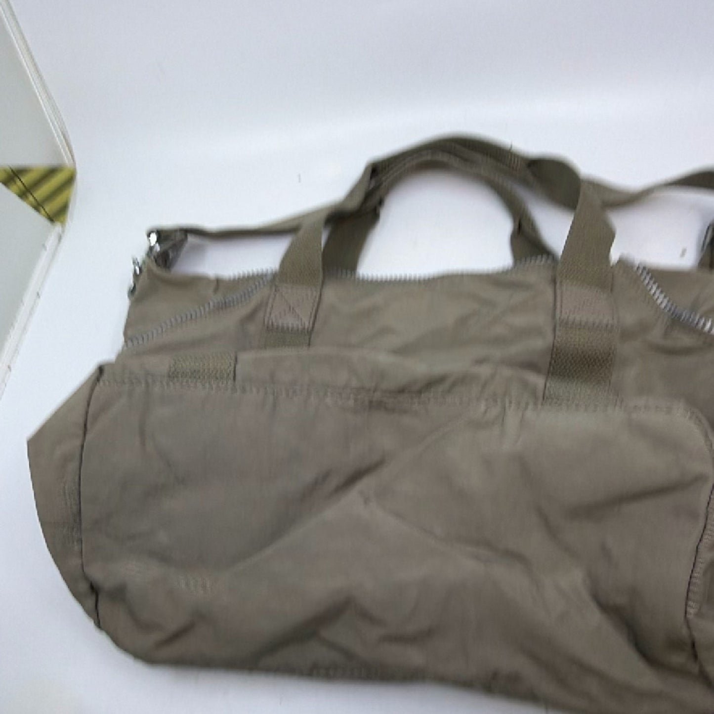 Kipling Art Brown Nylon Boston Bag