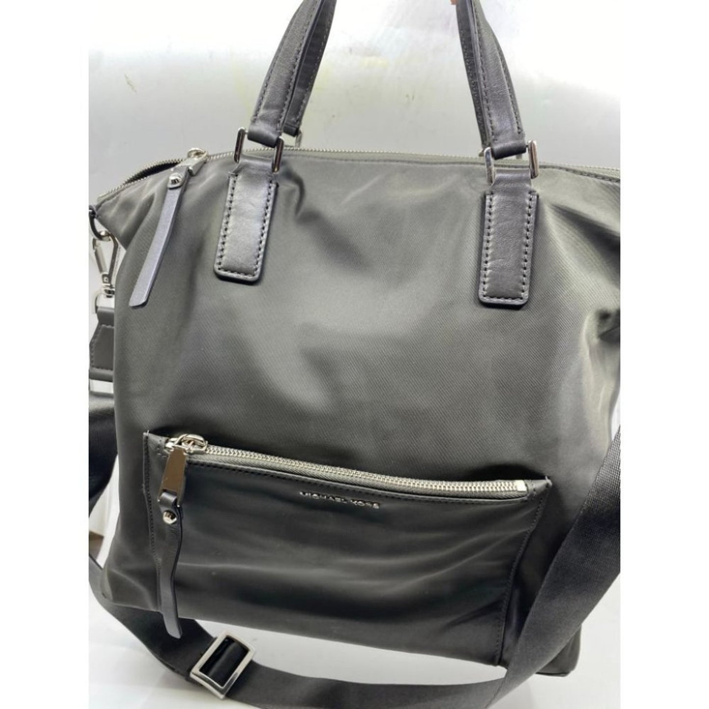 Michael Kors Black Fabric Crossbody Bag