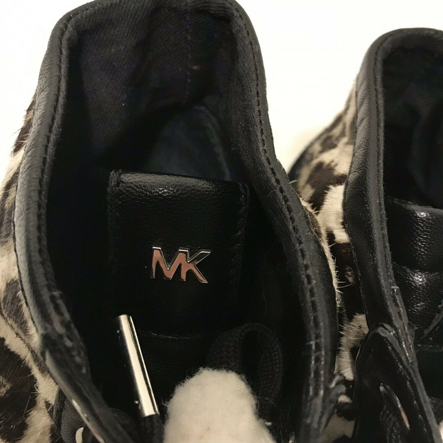 MICHAEL KORS Mid Top Pony hair Sneakers Size 6