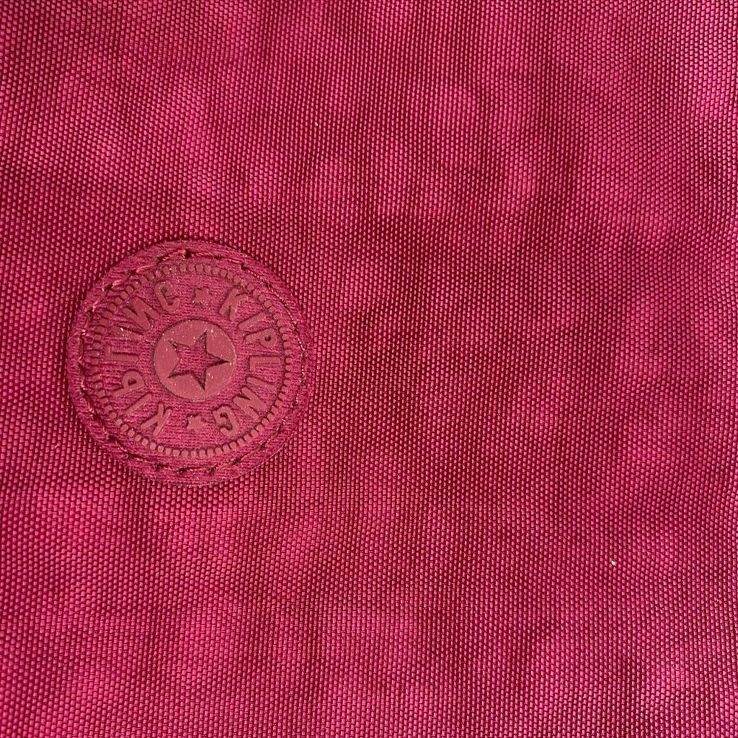 Kipling Maroon Nylon Mini Crossbody Bag