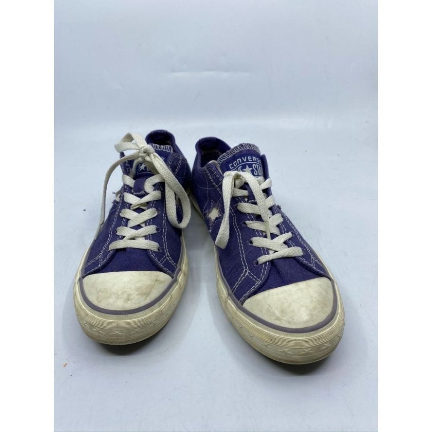 CONVERSE Sneakers White Blue Women's Size 8
