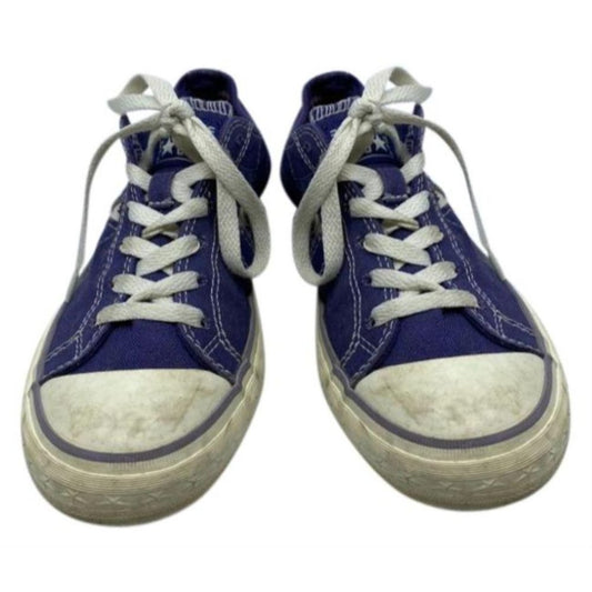 CONVERSE Sneakers White Blue Women's Size 8