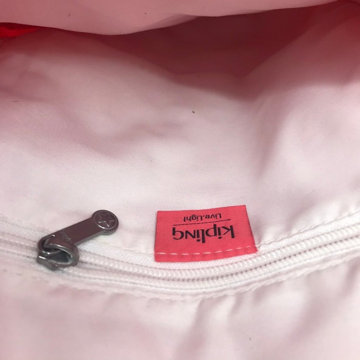 Kipling Pink Nylon Backpack