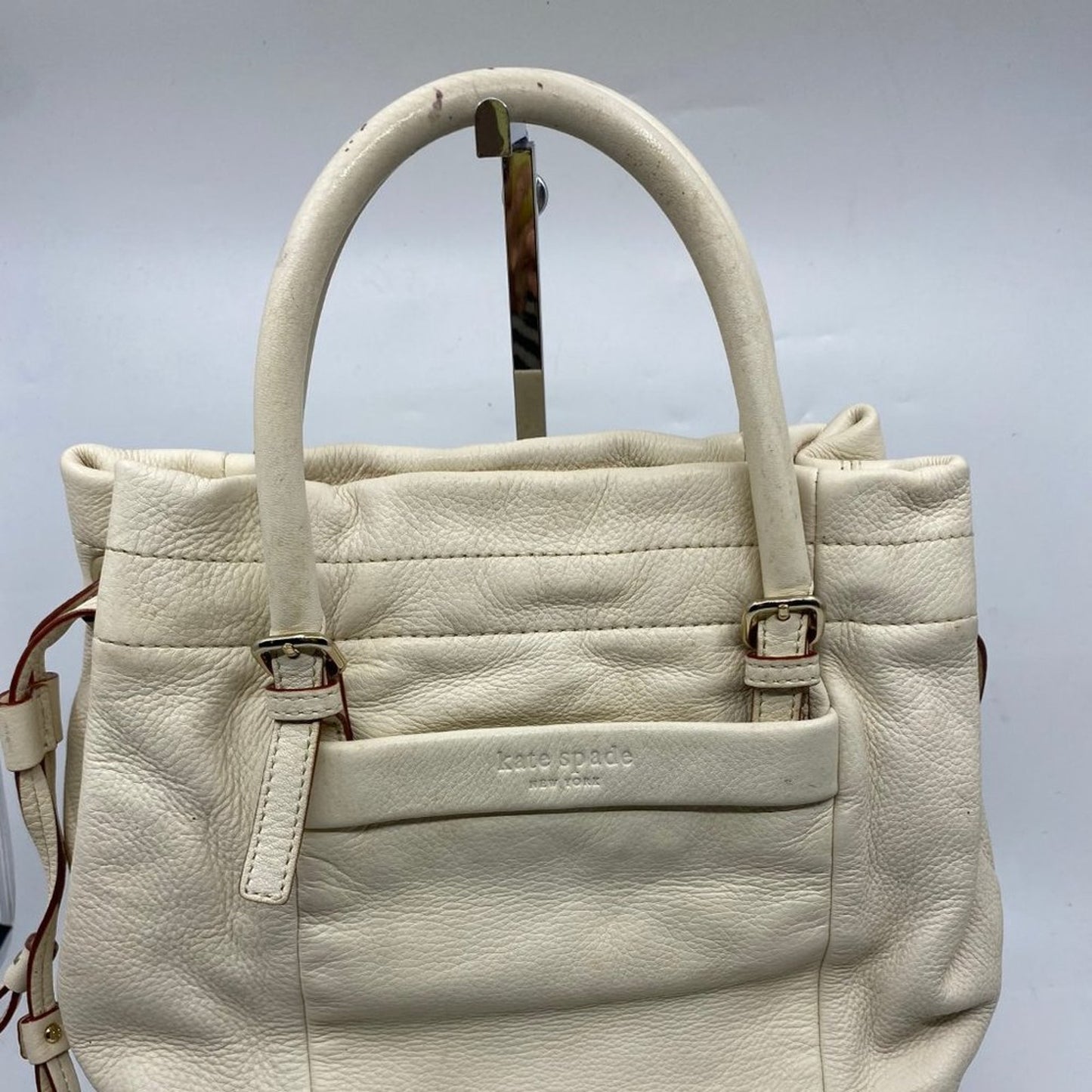 Kate Spade Cream Leather Medium Size Handbag