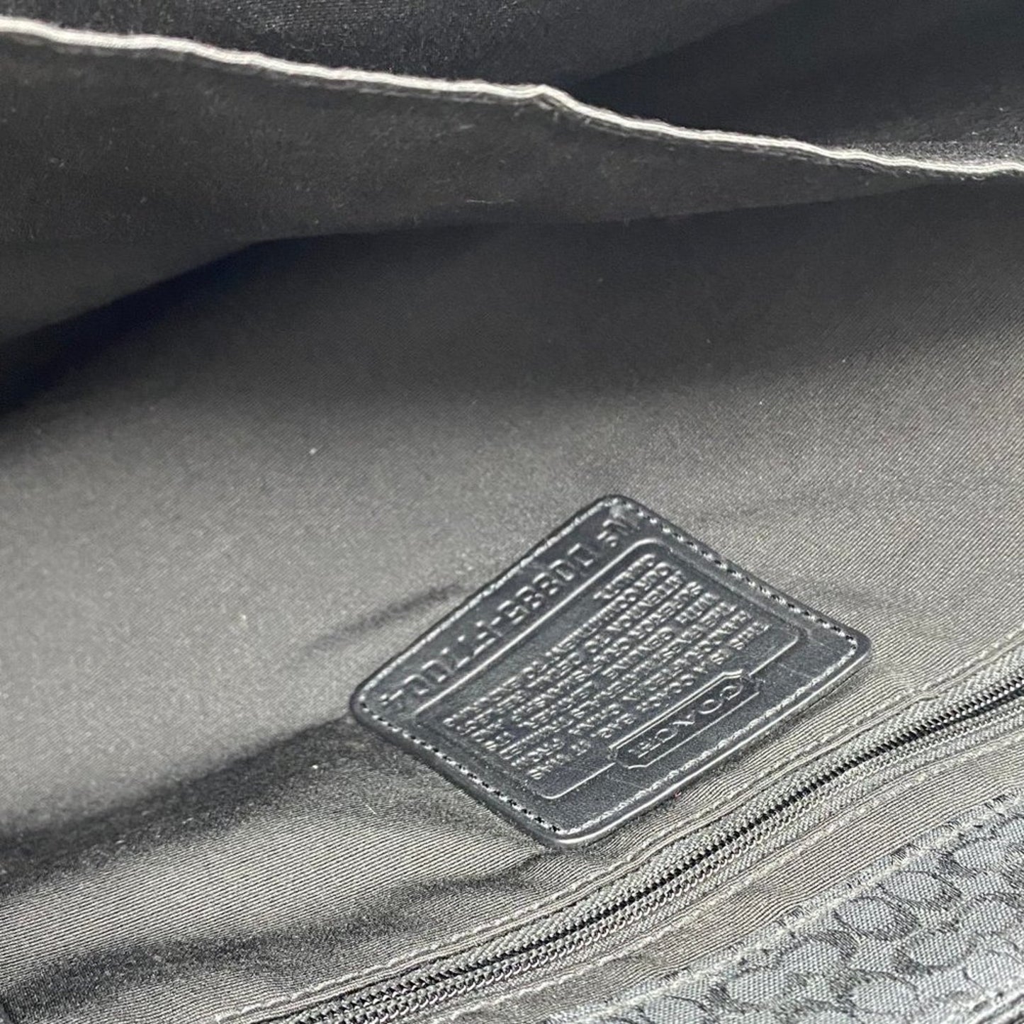 COACH Black Fabric Crossbody Bag