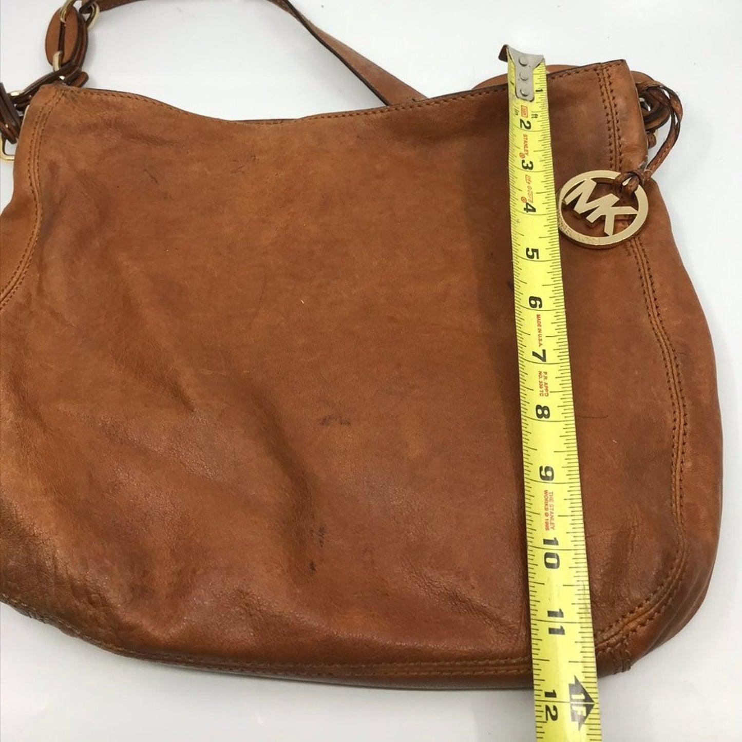 Michael Kors Brown Suede Leather Shoulder Bag