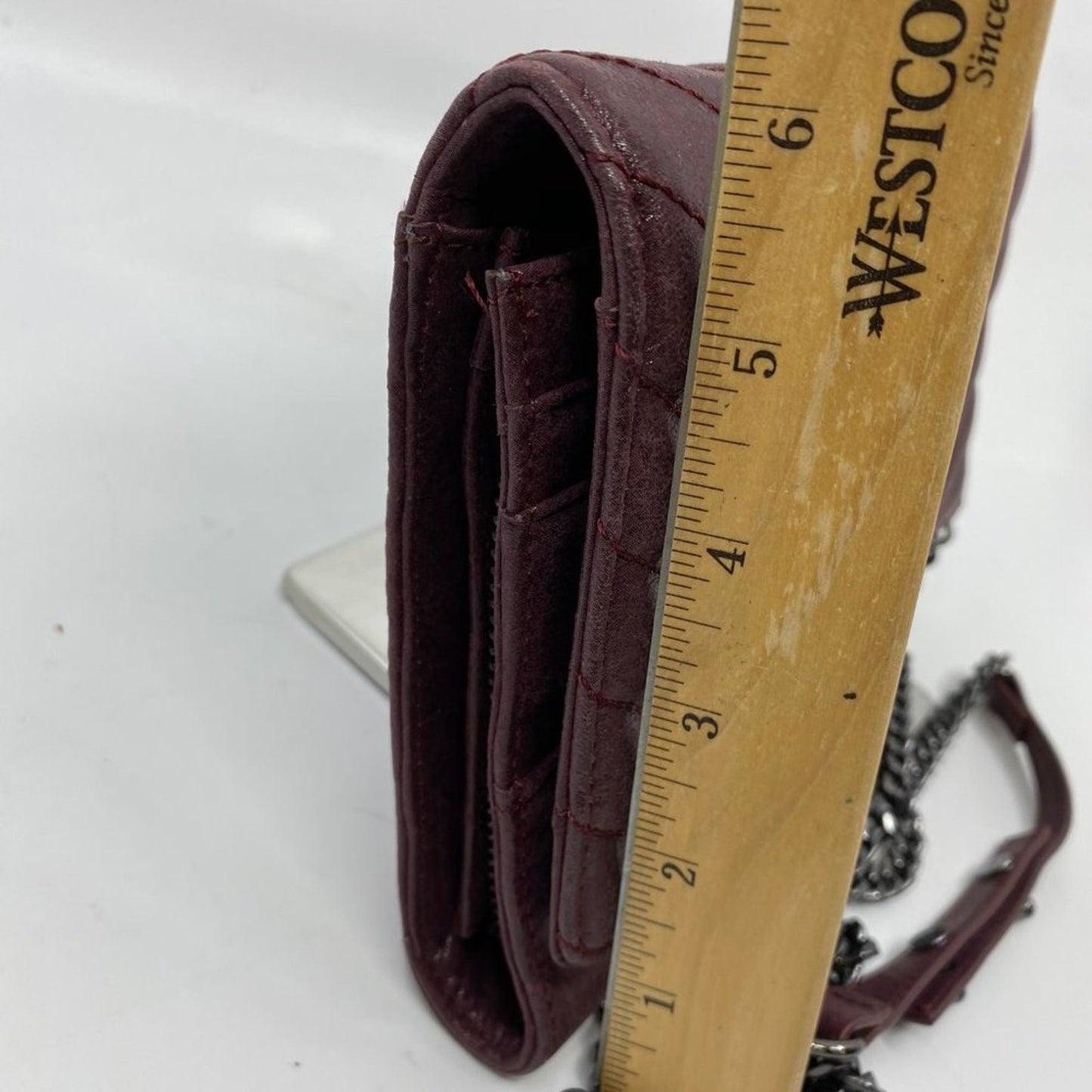 Botkier Red Brown Leather Mini Shoulder Bag