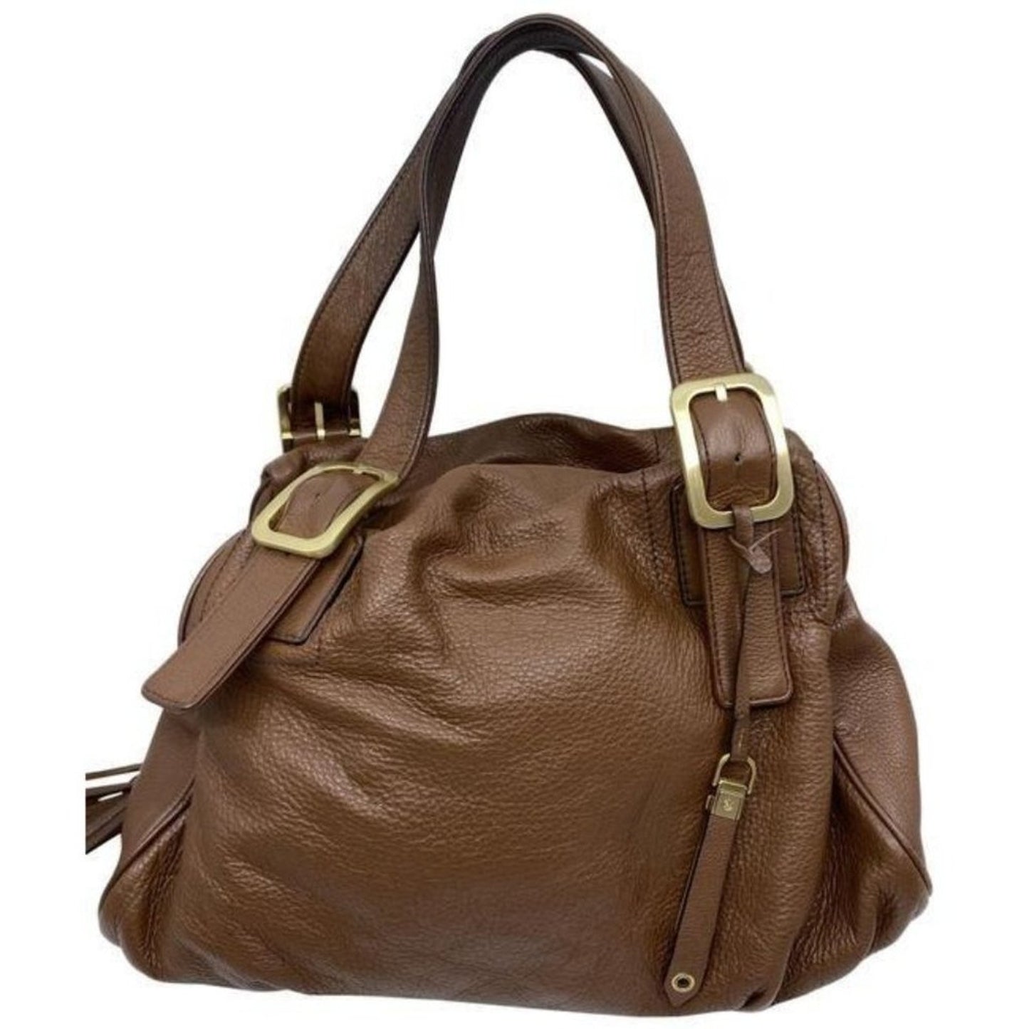 cole haan brown leather shoulder bag