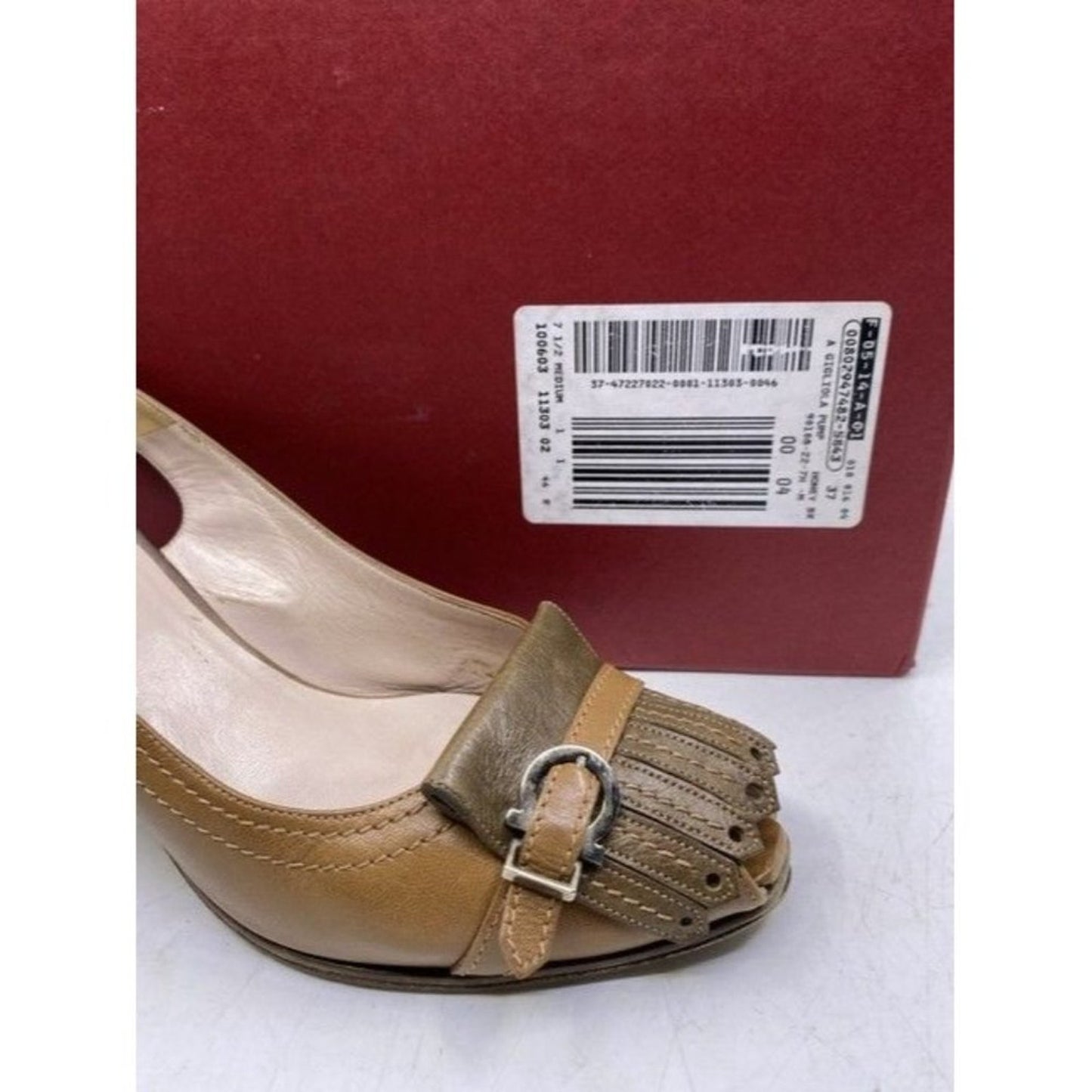 Salvatore Ferragamo Brown Pumps Size Us
