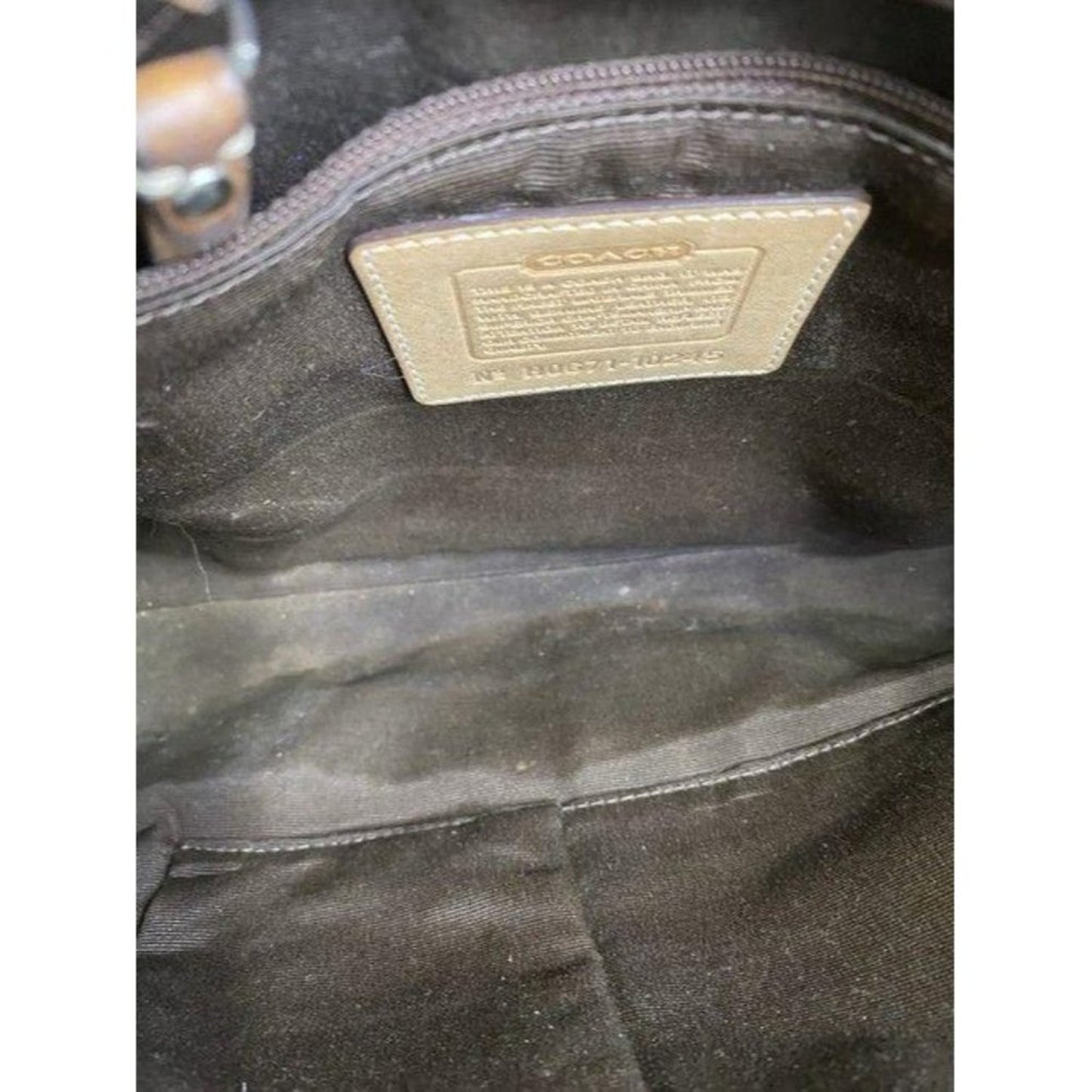 coach graffiti customized with and applique tan sh