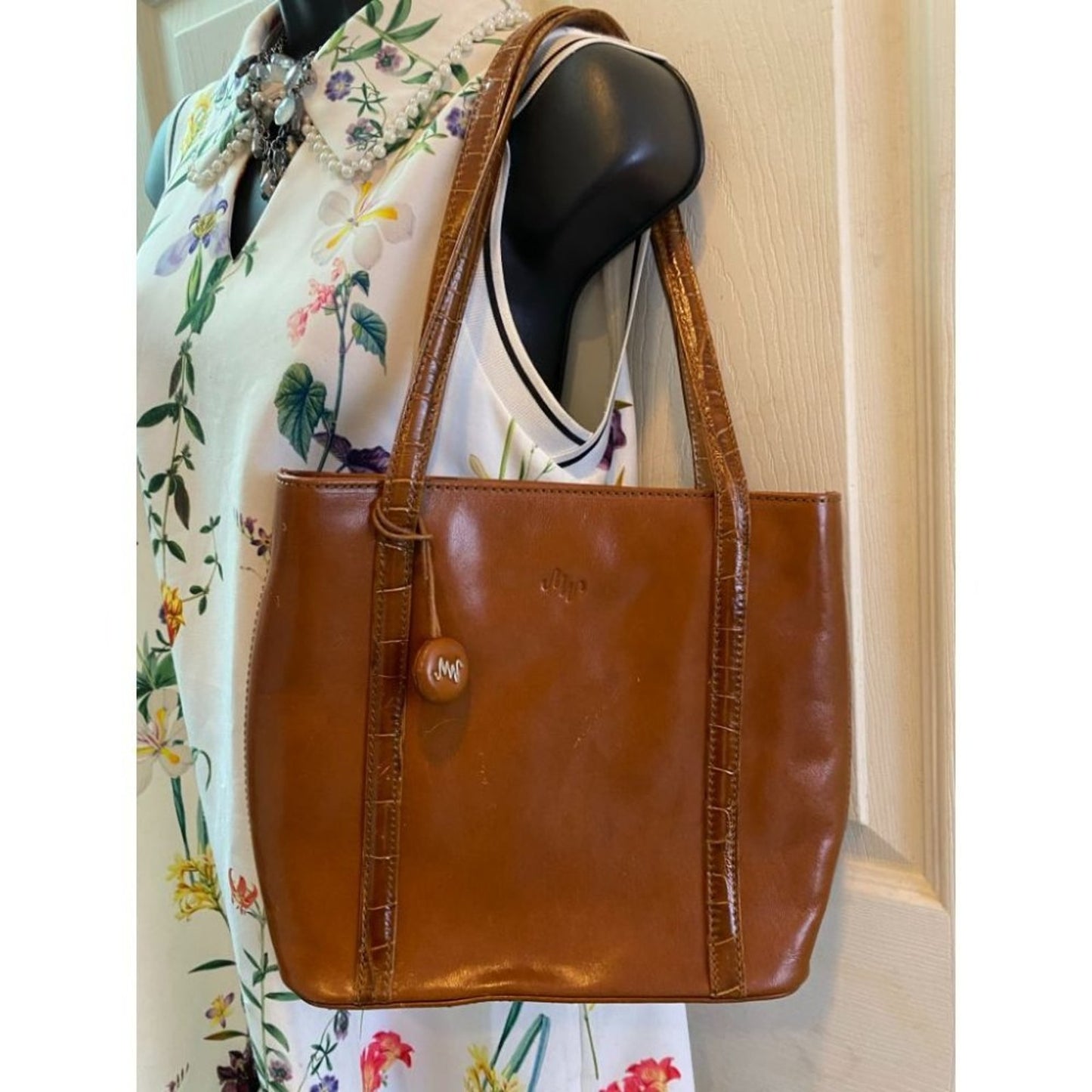 Monsac Brown Tote Mini Bag