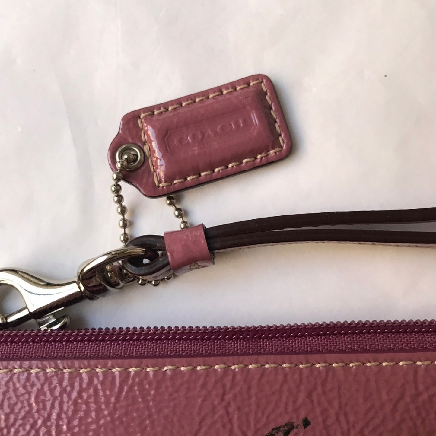 Coach change purse wristlet