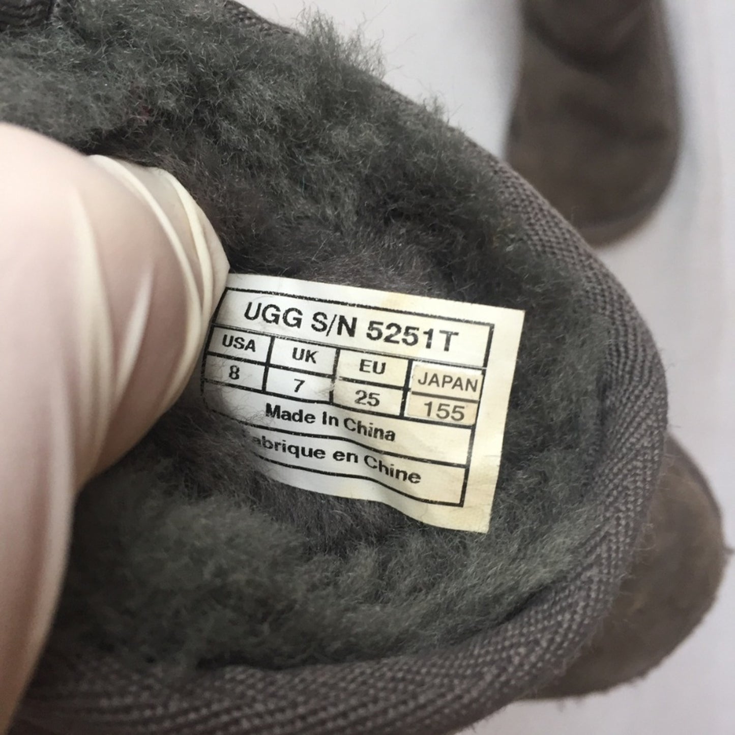 Toddler - Mini UGG Gray Boots Size: 8