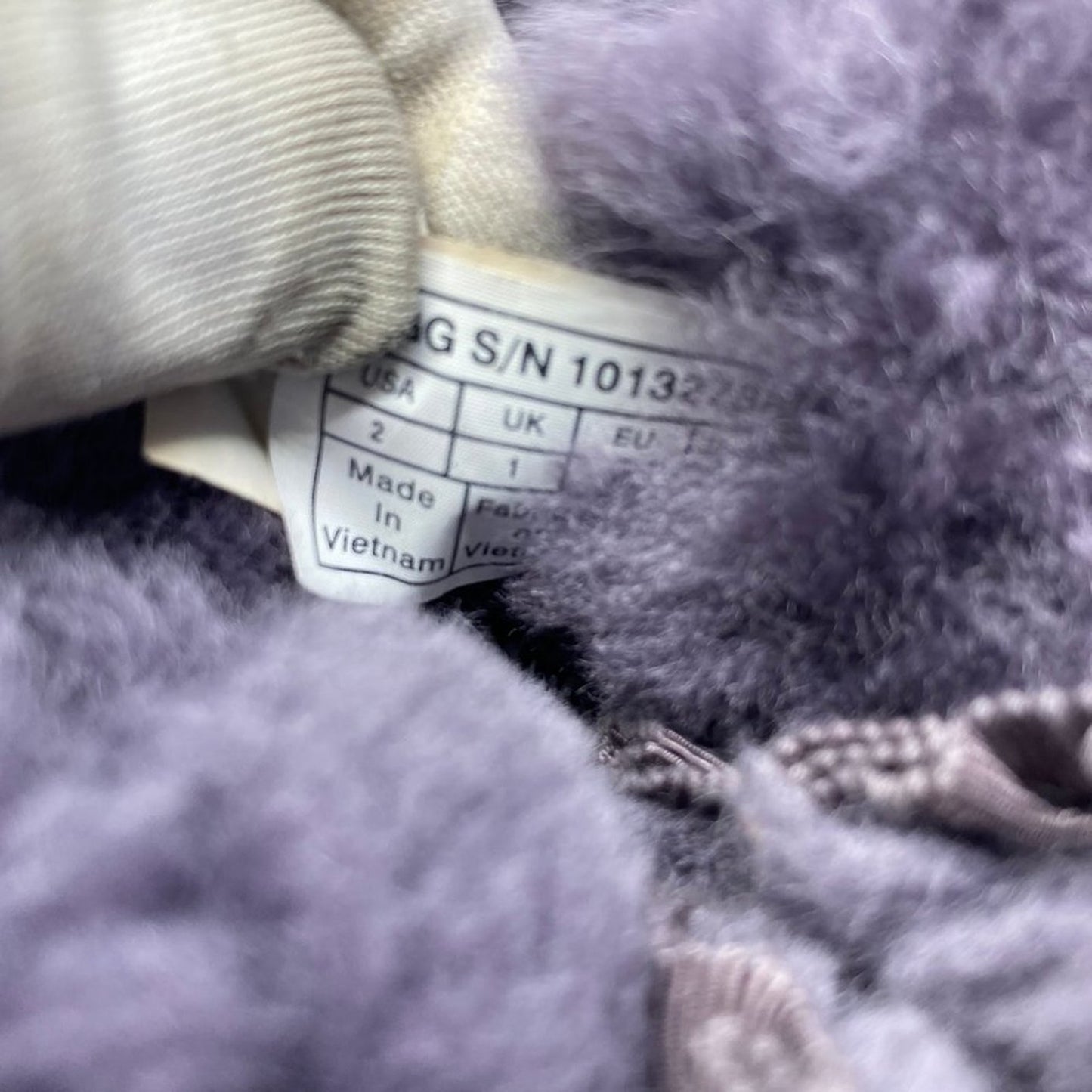 UGG Australia Gray/Purple Ruffled Boots Size 2