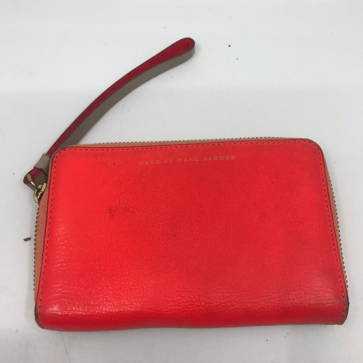 Marc By Marc Jacobs Red Leather Wristlet