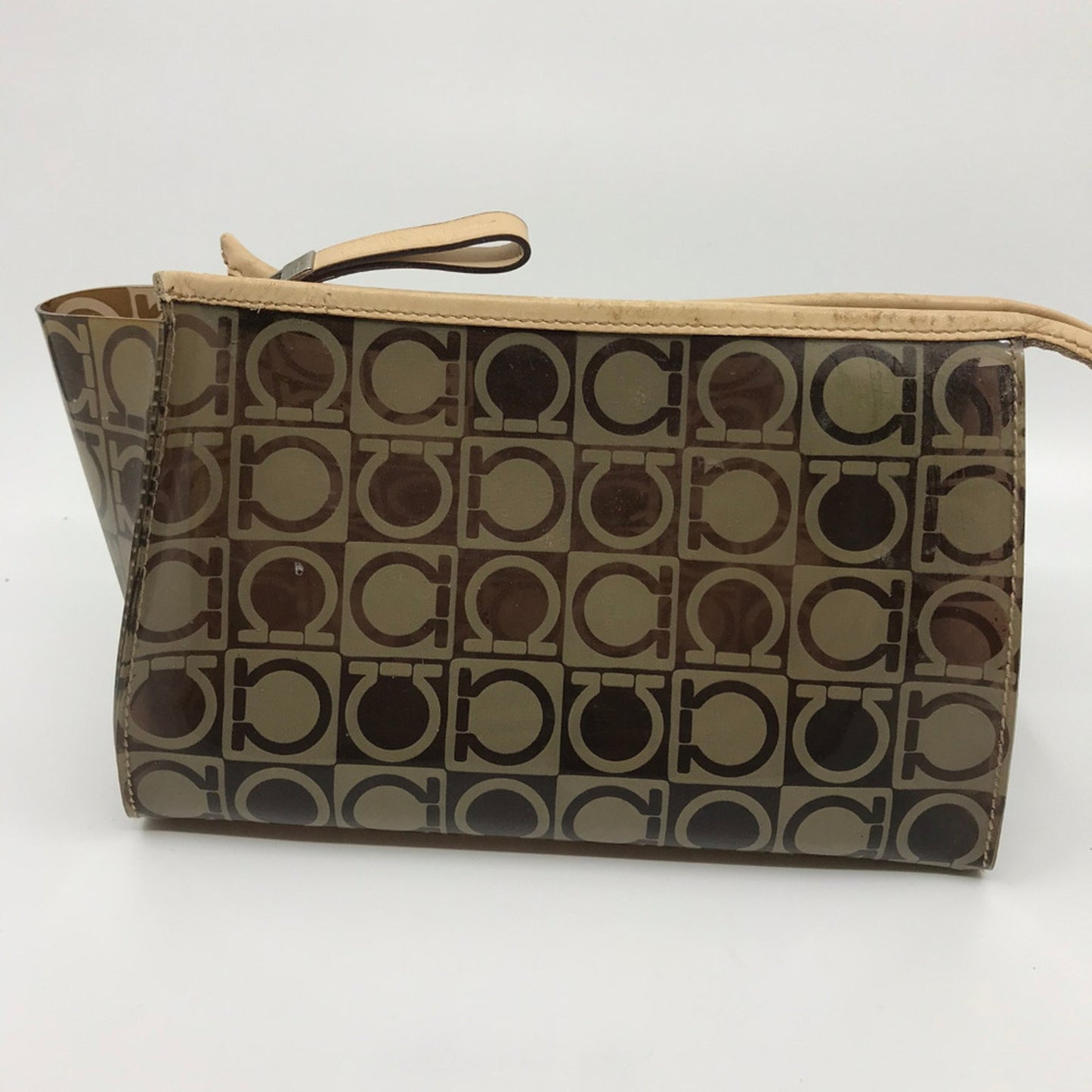 SALVATORE FERRAGAMO vintage Pastic Pouch