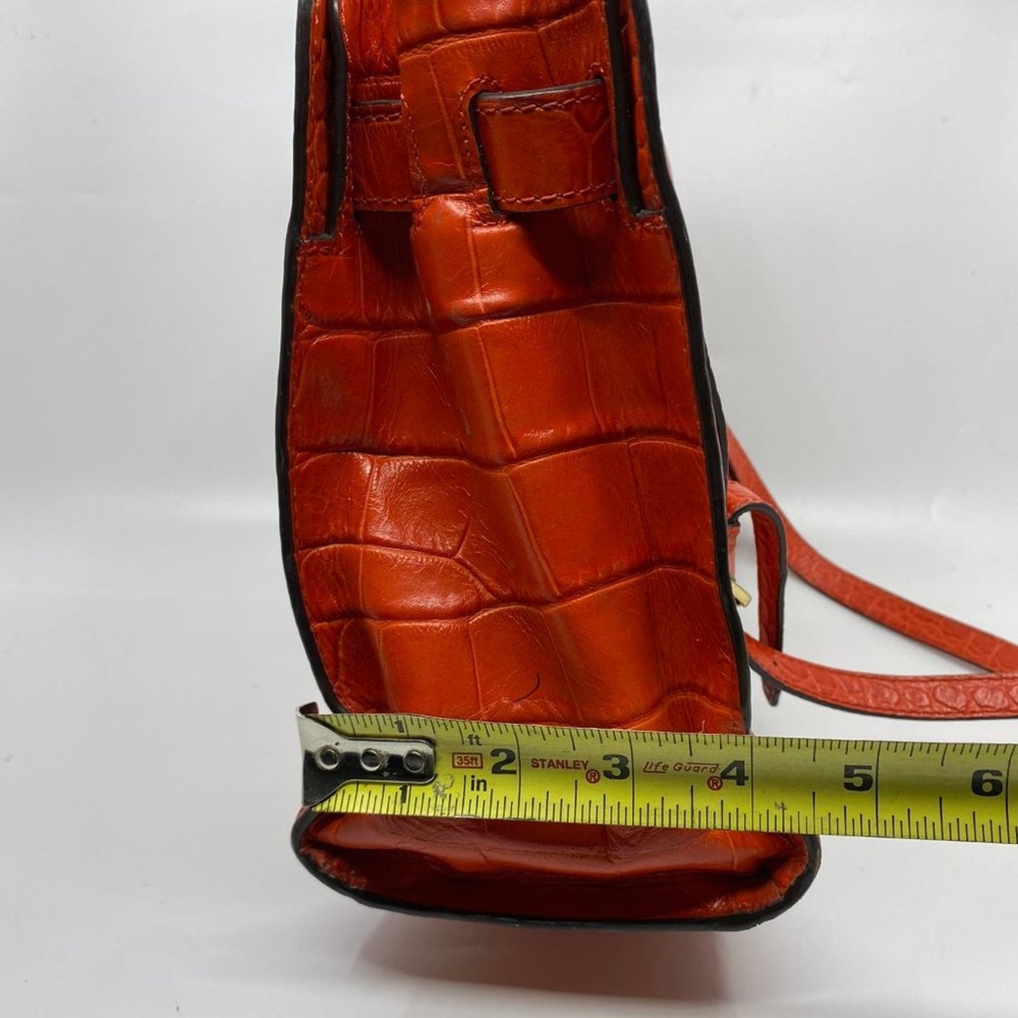 Michael Kors L Orange Leather Crossbody/Handbag