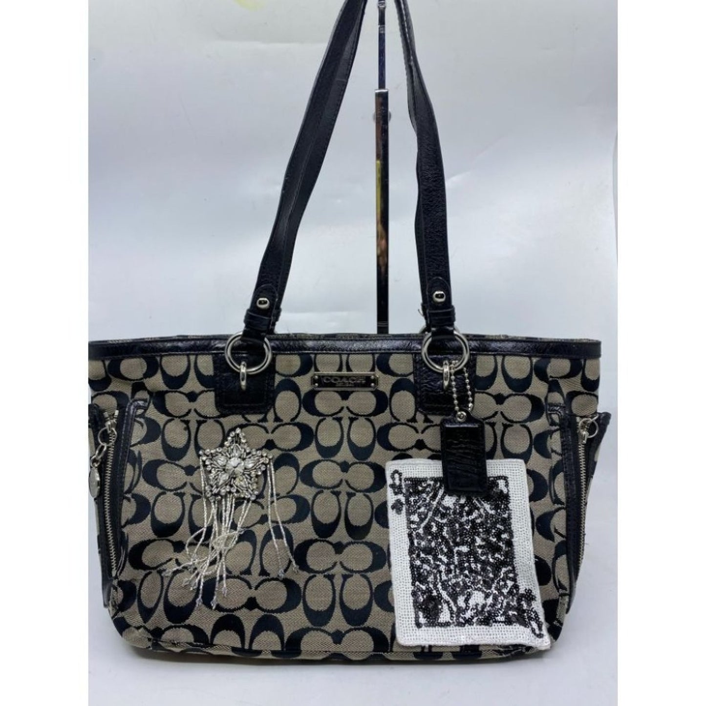 Coach Black Tote Bag Customized W/ embellishments4
