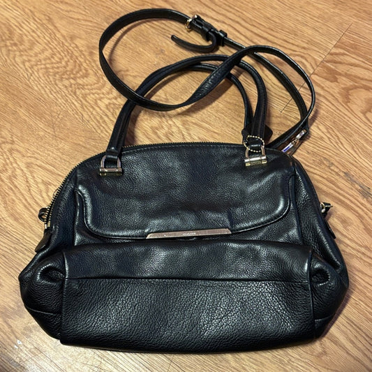 Coach Black Leather Shoulder Bag