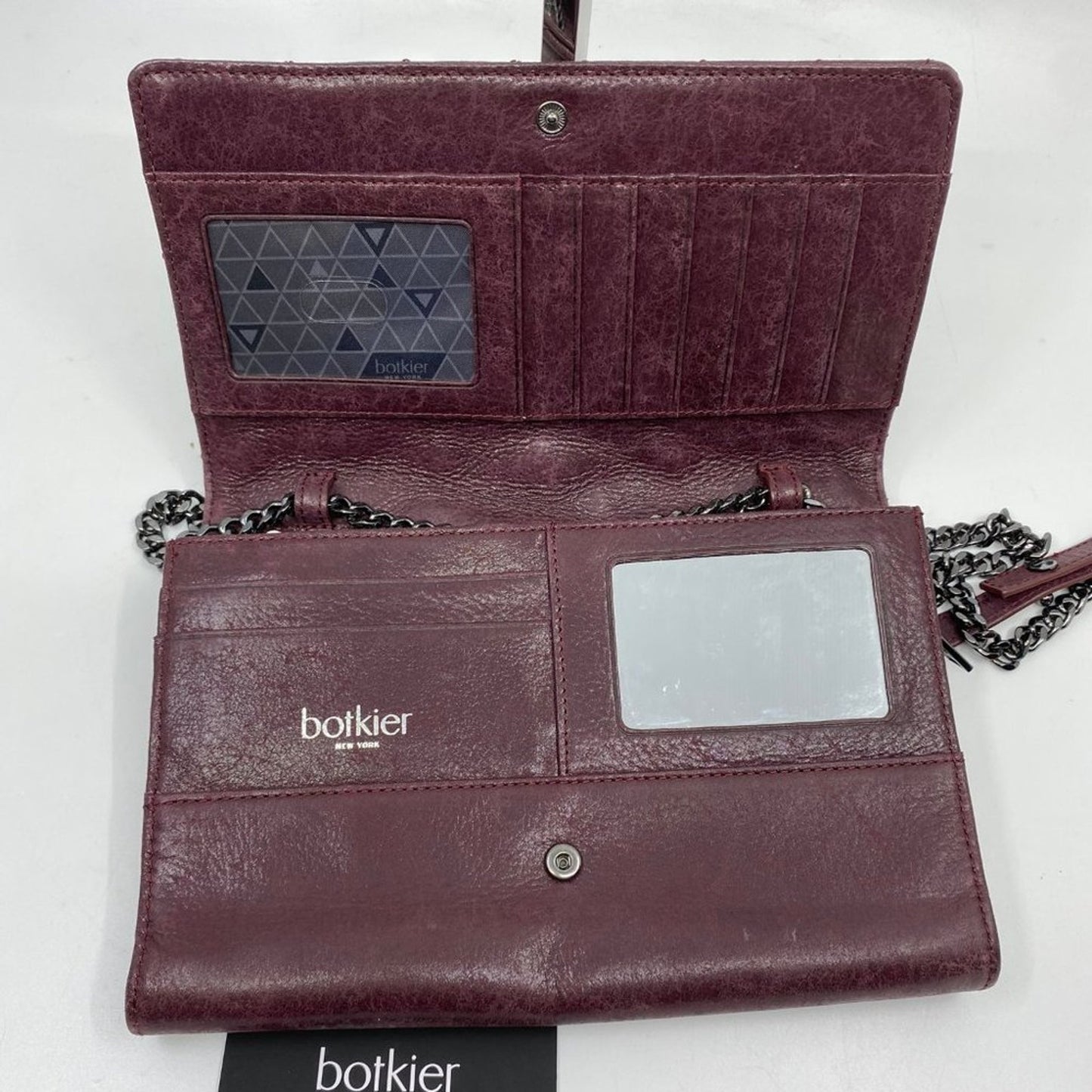 Botkier Red Brown Leather Mini Shoulder Bag