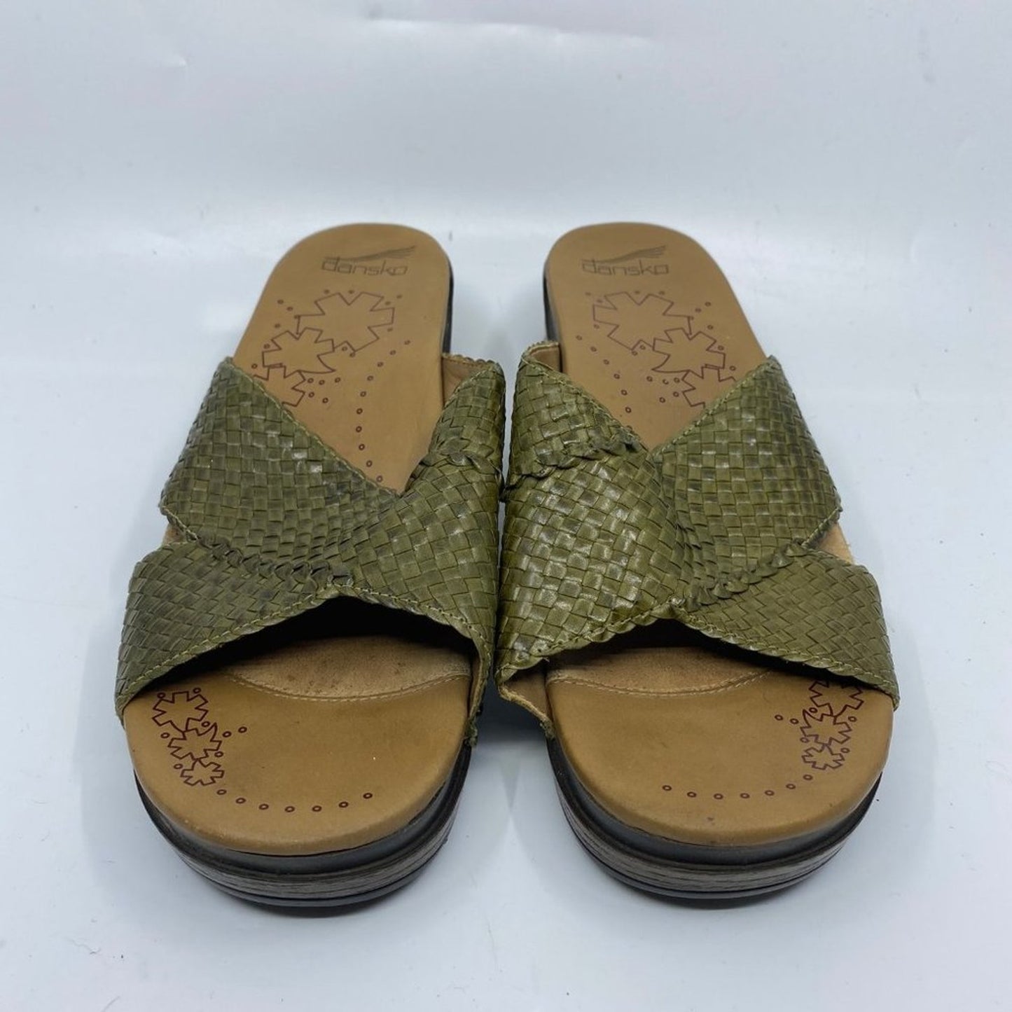 Dansko Green Brown Sandal for Women Size: EU 40