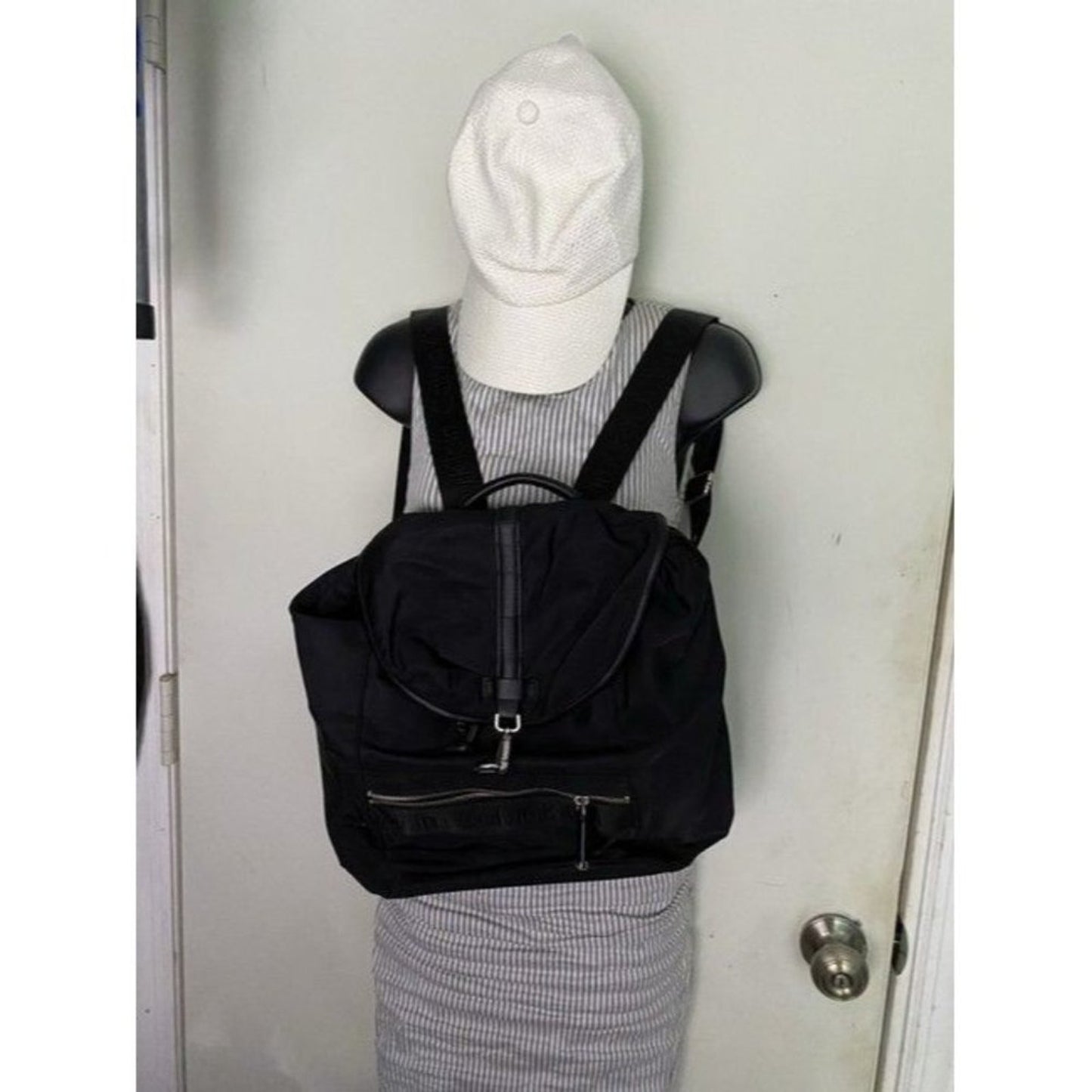 Calvin Klein Black Nylon Backpack