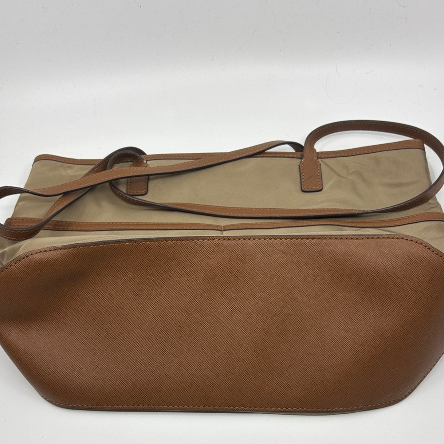 MICHAEL Michael Kors Tan Tote with Gold Accents