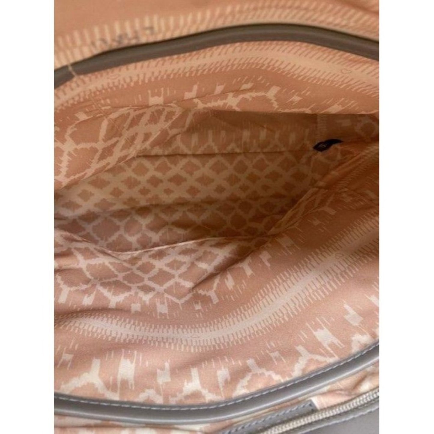 stella and dot bag large shoulder gray gold leathe